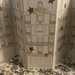 Dior Architectural Display with Gold Accents